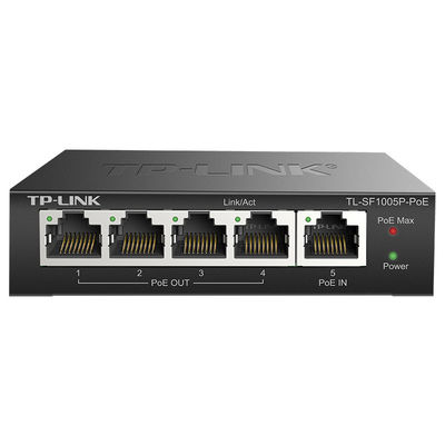 Commutateur d'alimentation de type TP-Link TL-SF1005P-POE à 5 ports 100M
