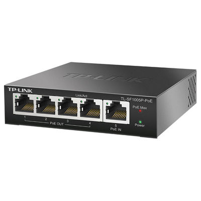 Commutateur d'alimentation de type TP-Link TL-SF1005P-POE à 5 ports 100M