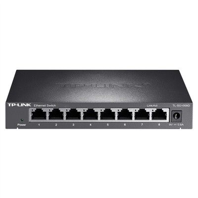 Commutateur réseau 5 ports TL-SG1008D Gigabit Plug and Play avec débit de transfert de paquets 11,9M