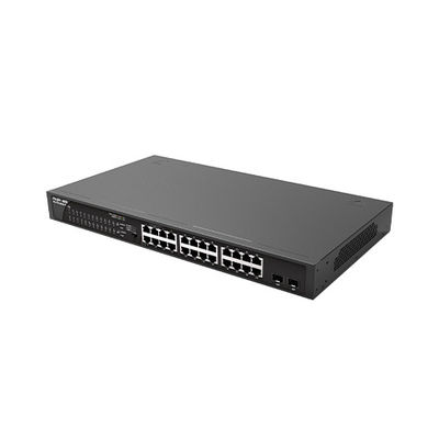 RG-ES126GS-LP24 100G Commutateur de réseau d'accès POE plug-and-play avec 2 ports en amont