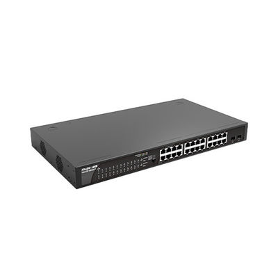 RG-ES126GS-LP24 100G Commutateur de réseau d'accès POE plug-and-play avec 2 ports en amont