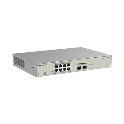 Ruijie Reyee RG-NBS3100-8GT2SFP-P Commutateur d'accès Gigabit à 8 ports pour la gestion du réseau