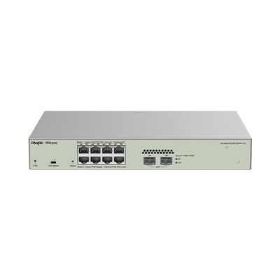 Ruijie Reyee RG-NBS3100-8GT2SFP-P Commutateur d'accès Gigabit à 8 ports pour la gestion du réseau