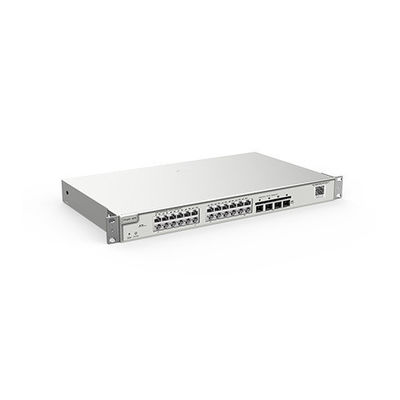 24 ports 10/100/1000Mbps Couche 2 Commutateur géré avec 4 ports en amont et ERPS